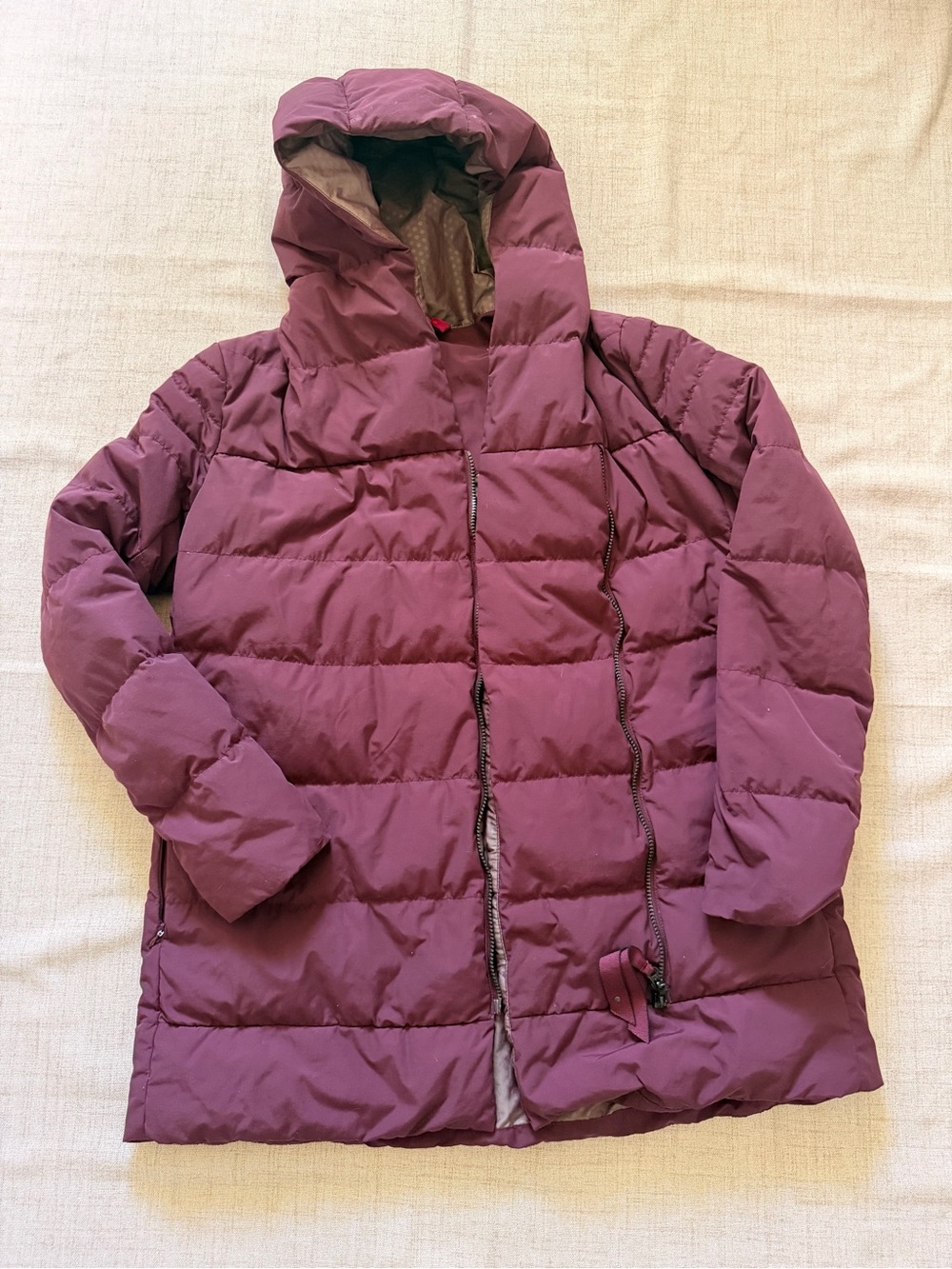 Dark purple lululemon puffy jacket - tagged a size 12